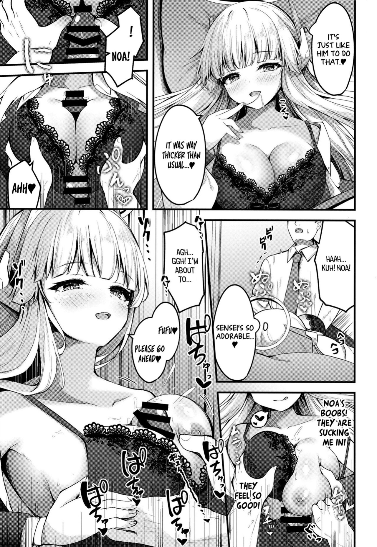 [Tsukuten (Madoka Tsukumo)] Seishori NOR Asobi - Ryoute ni Sensei to Yuuka-chan | Sexual Release NOR Toying - Sensei and Yuuka-chan wrapped around my fingers! (Blue Archive) [Tea Party Scans]