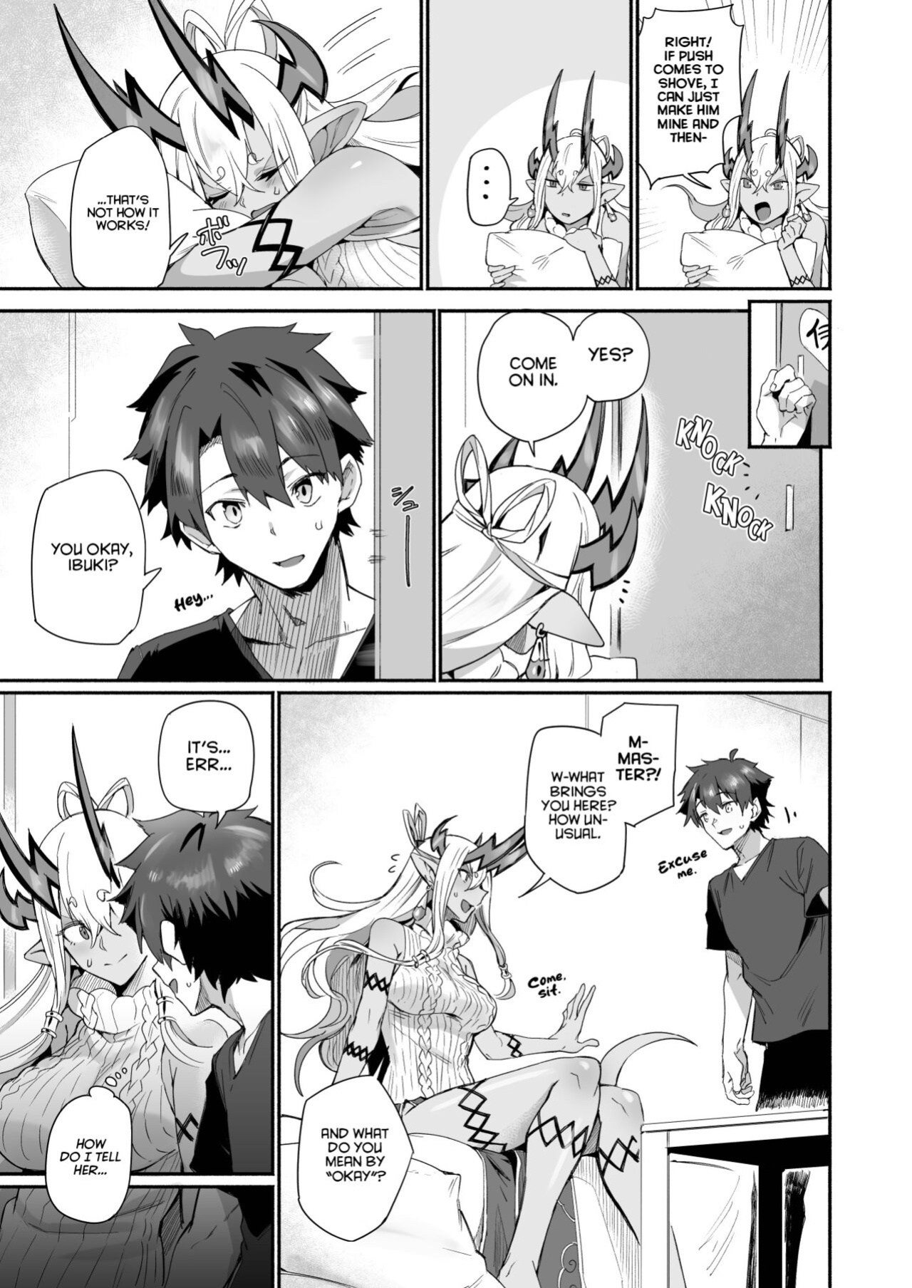 [Marutori no Chazuke (Torichamaru)] Ibuki Doji wa Amaetai | Ibuki Doji wants to pampered (Fate/Grand Order) [Project Valvrein]