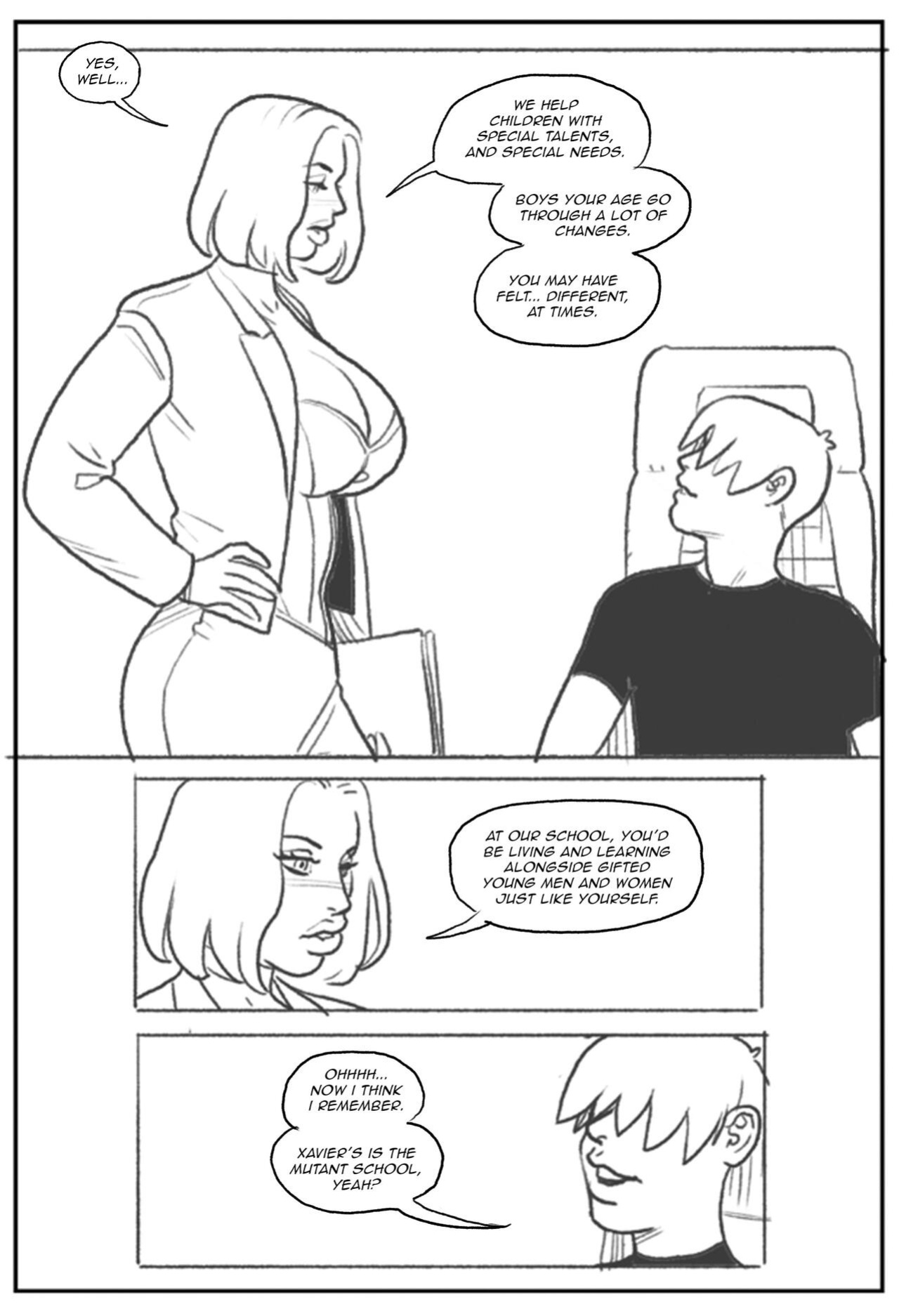 [Pegasus] Emma Frost bimbofication