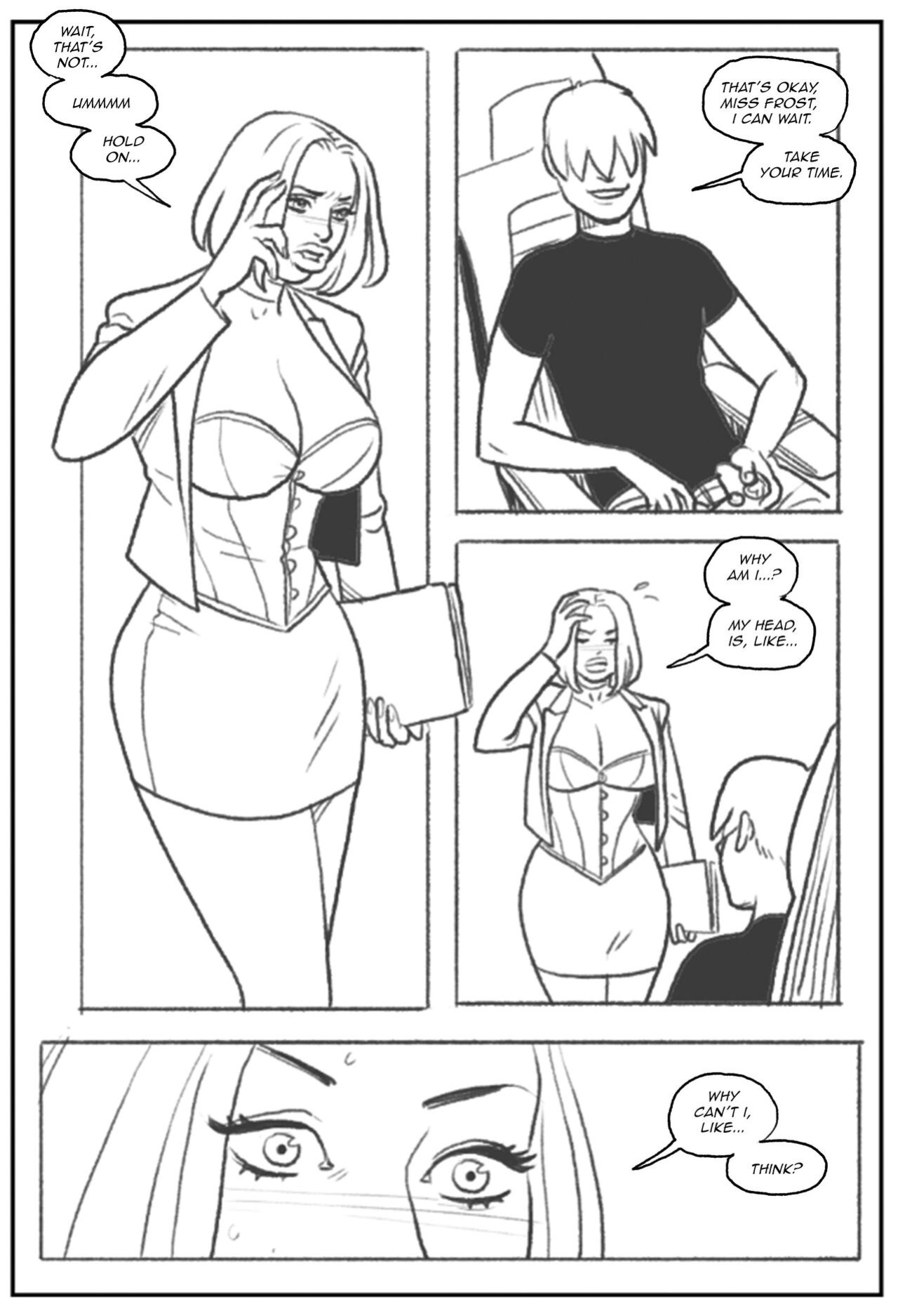 [Pegasus] Emma Frost bimbofication
