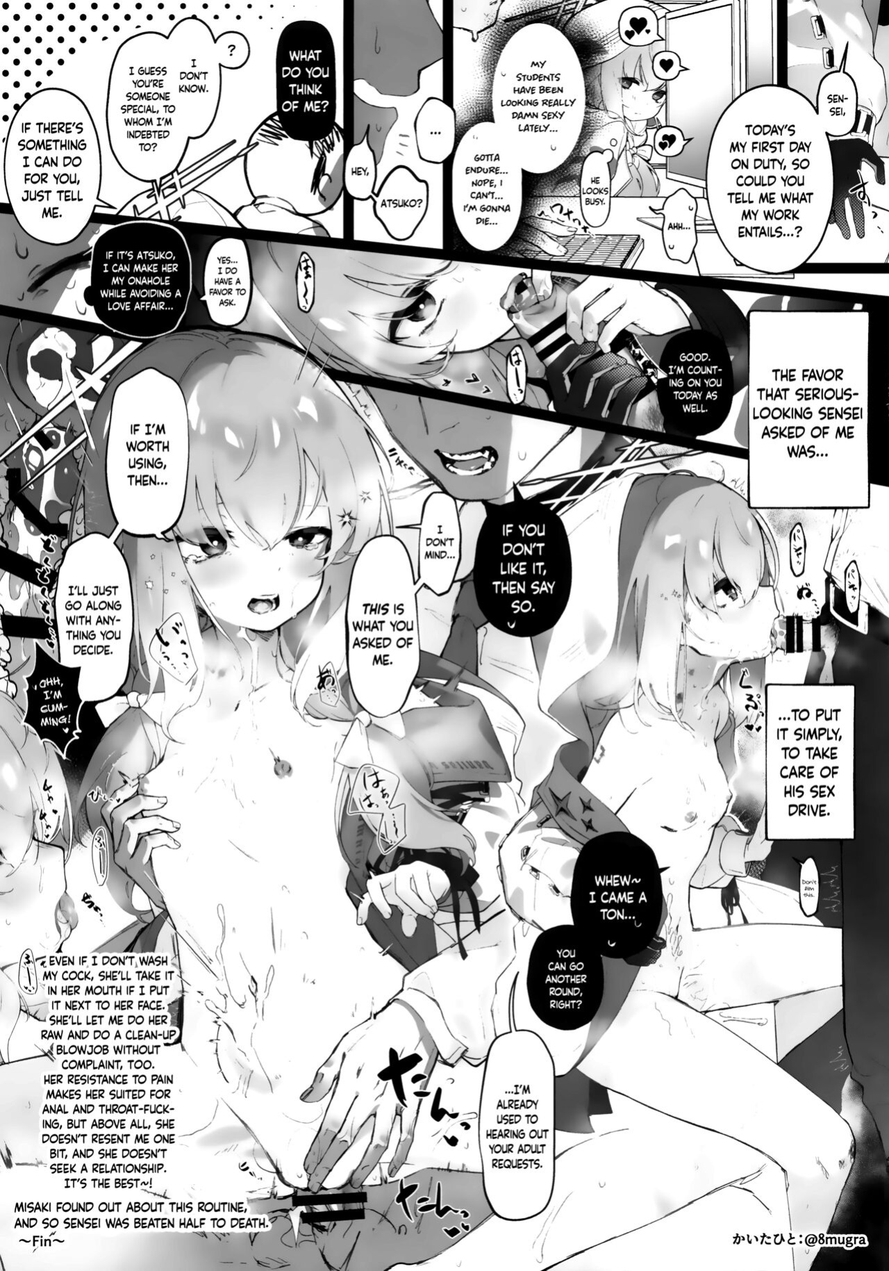(C103) [Ozitan Yasan (Mameojitan)] Oshiete, Sensei | Teach Me, Sensei (Blue Archive) [Douzo Lad Translations]