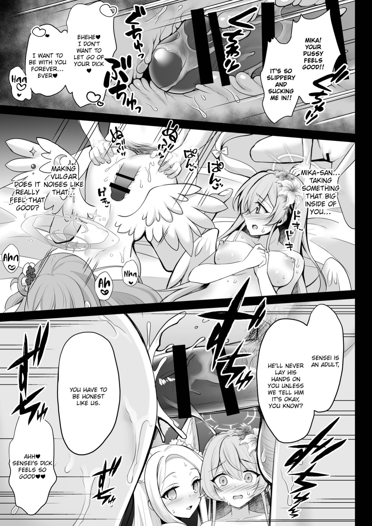 [Ohoshisamadou (GEKO)] Houkago Nakadashi Tea Party ～Himitsu no Harem Rankou no Party～ | After-School Creampie Tea Party ～Secret Harem Orgy Party～ (Blue Archive) [nexaman]