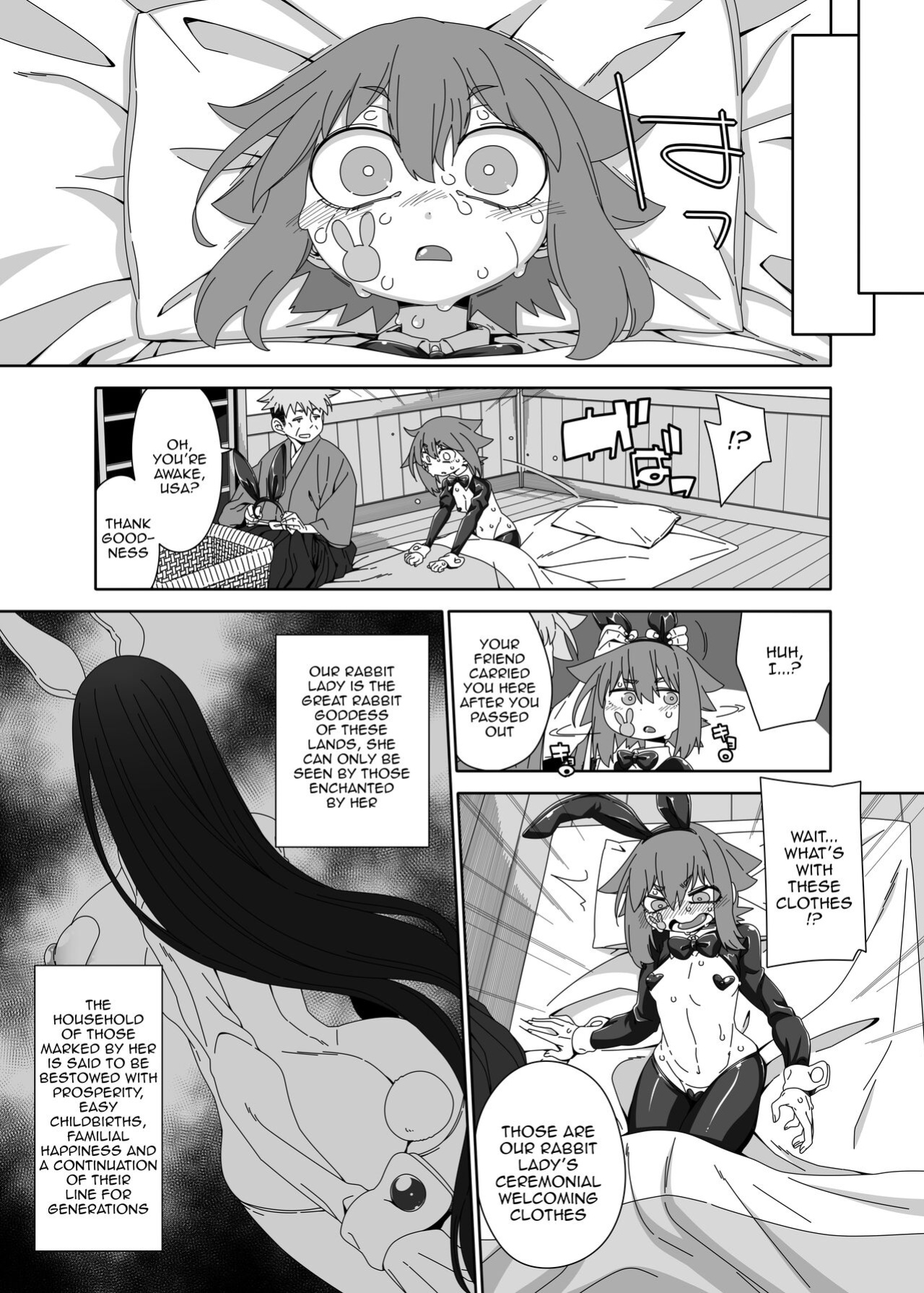 [Hanya Yashiki (Hanya)] Ousagi-sama | Our Rabbit Lady