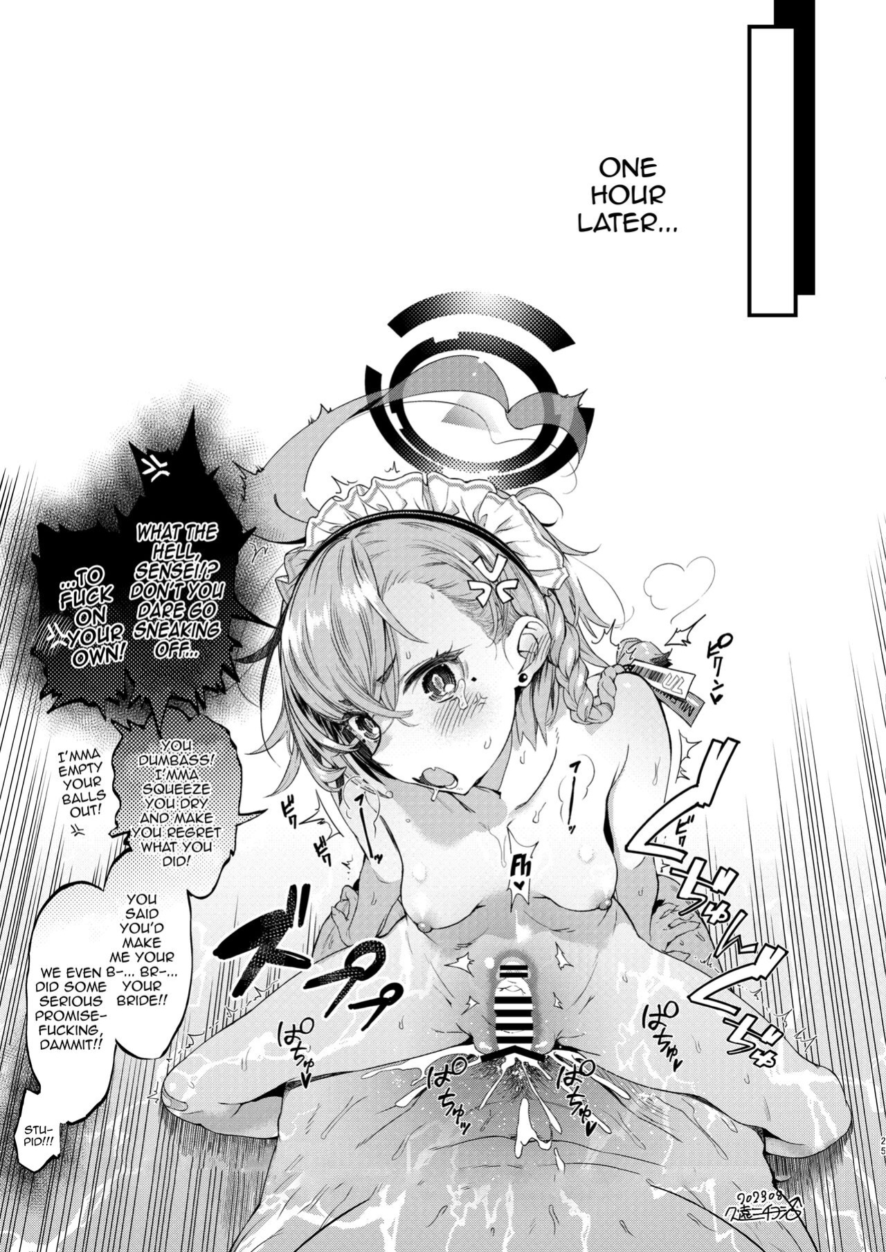 [EVOLMENT TYCOON (AlphaBeta)] Shikatte Goshujin-sama!! | Scold Me, Master!! (Blue Archive)