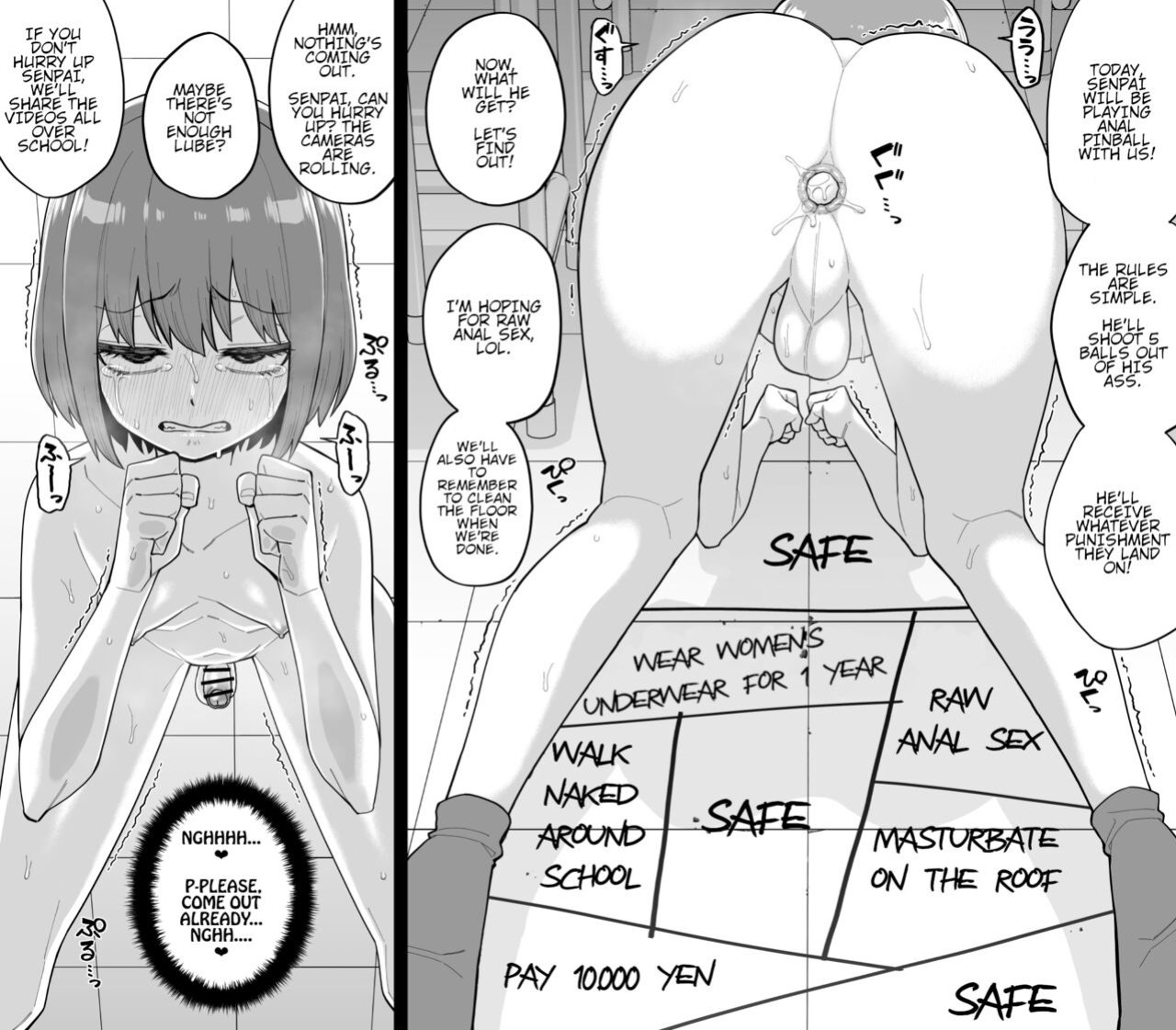 [Tateyoko Issen (Shinagawa Mikuzu)] Hidoimeniau Otokonokotachi vol.3 [English + Speechless]