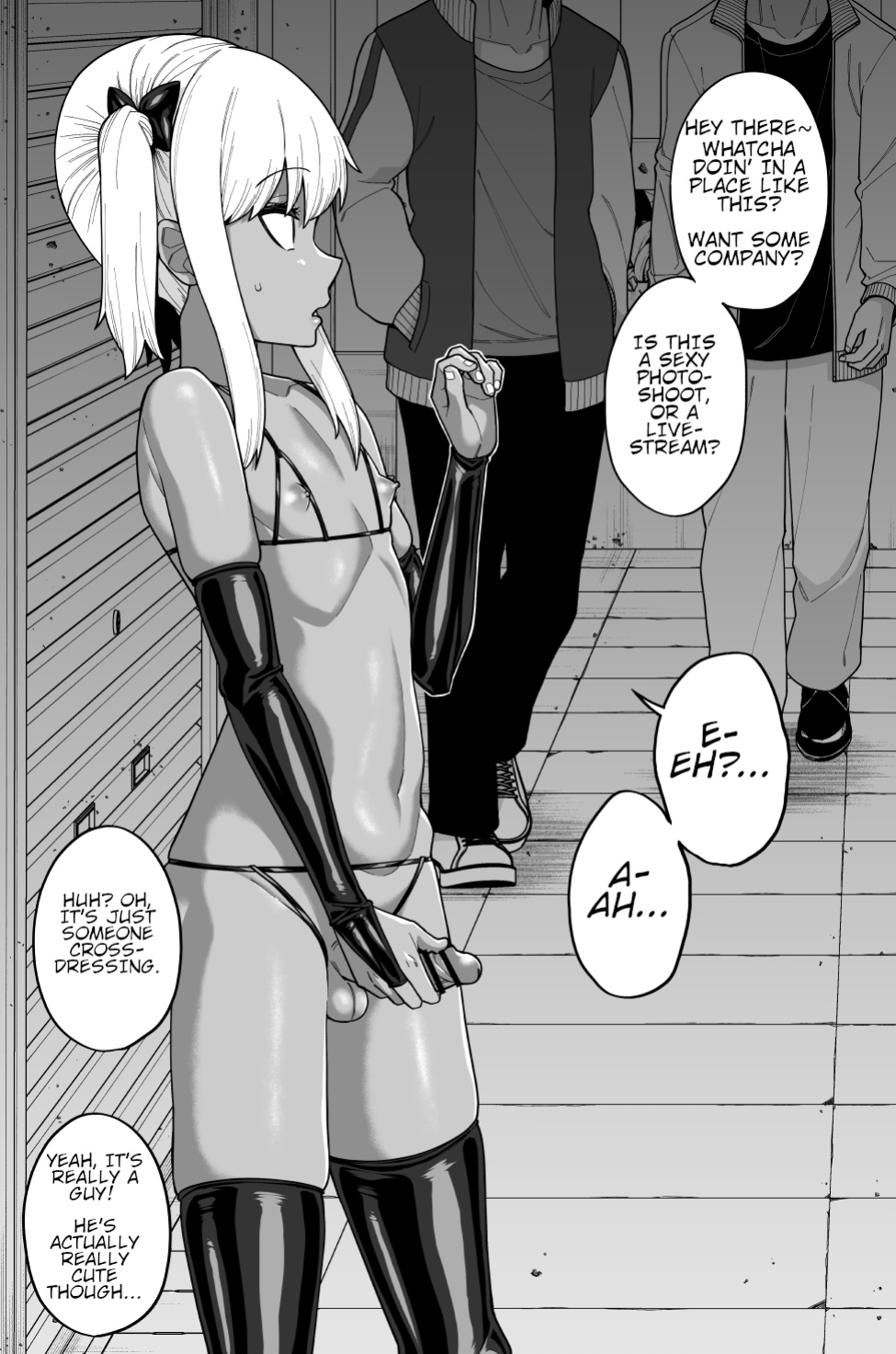 [Tateyoko Issen (Shinagawa Mikuzu)] Hidoimeniau Otokonokotachi vol.3 [English + Speechless]