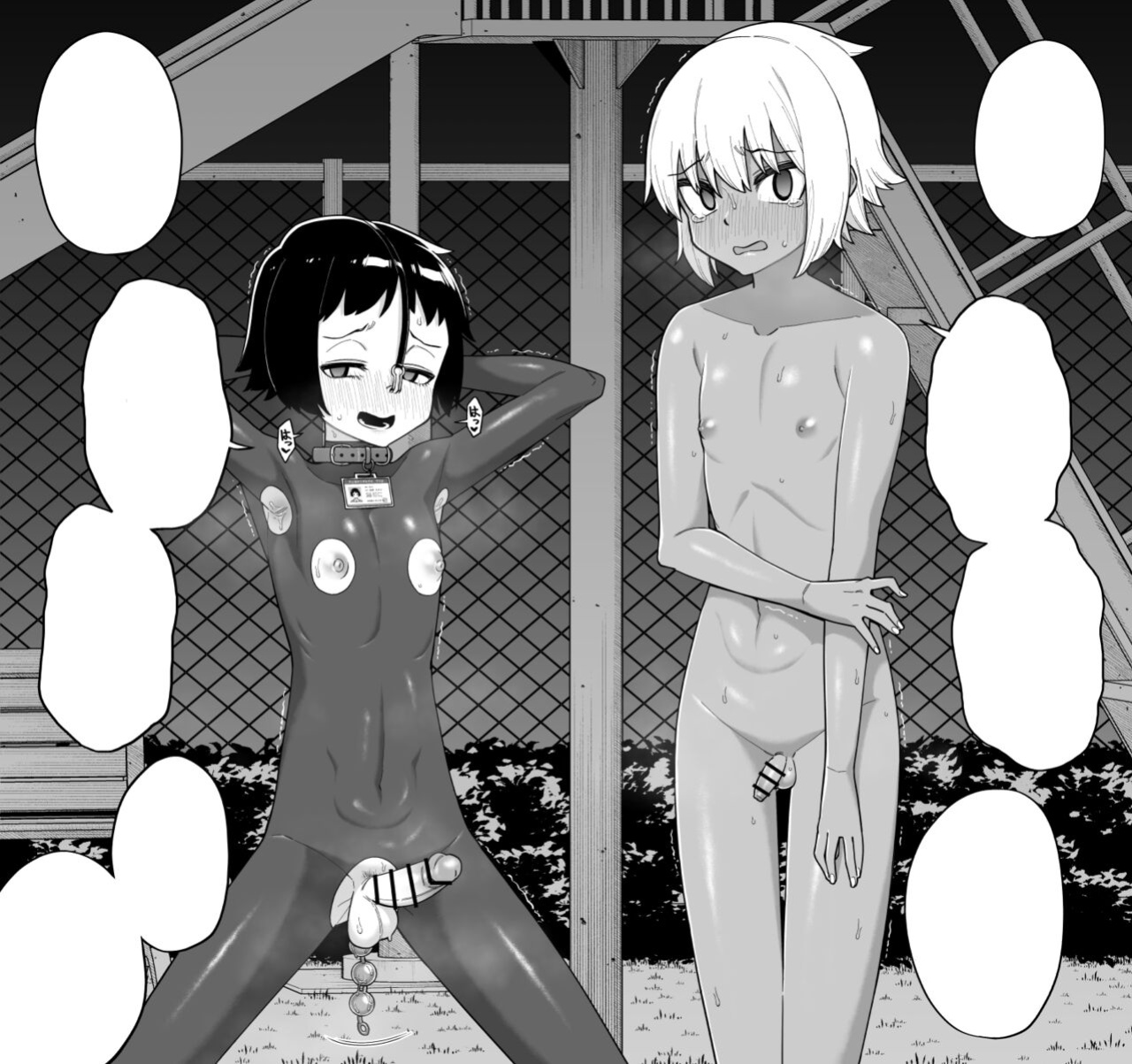 [Tateyoko Issen (Shinagawa Mikuzu)] Hidoimeniau Otokonokotachi vol.3 [English + Speechless]