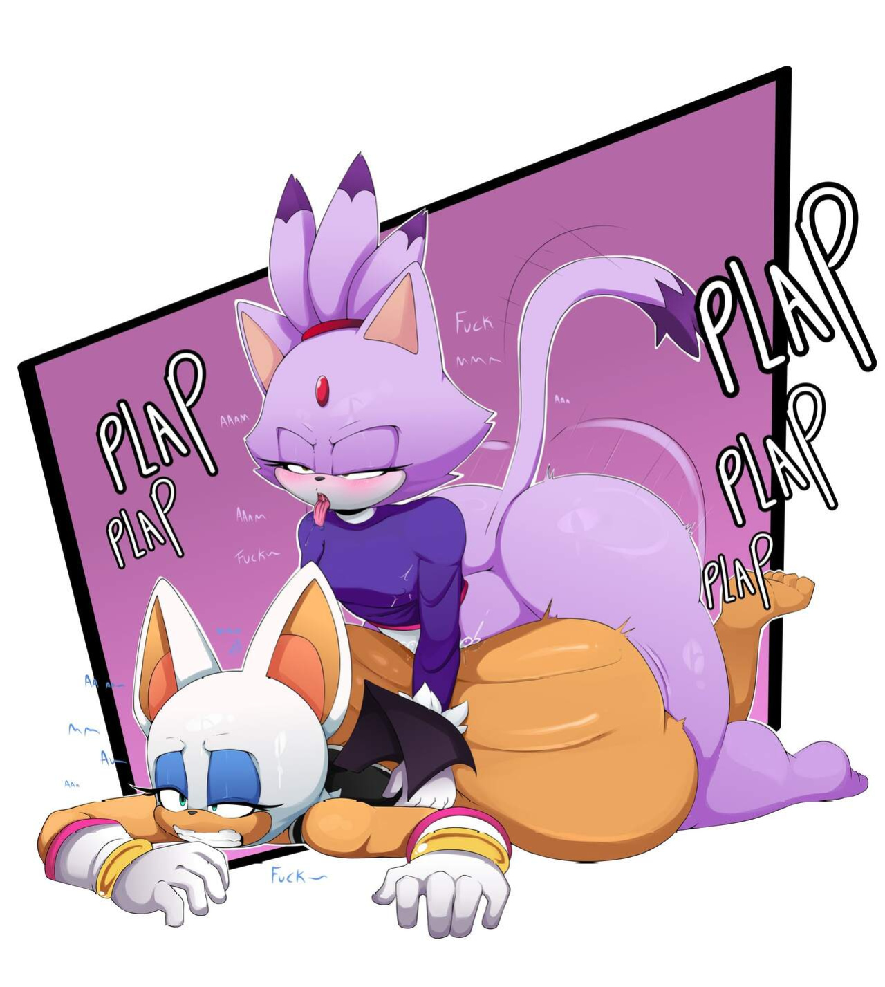 [ChaosNSFW / IchiNSFW] Amy, Rouge & Blaze (Sonic)