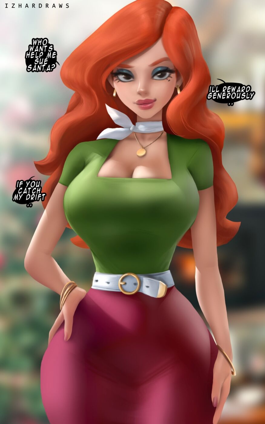 [IzharDraws] Cousin Mel (Grandma Got Run Over by a Reindeer)