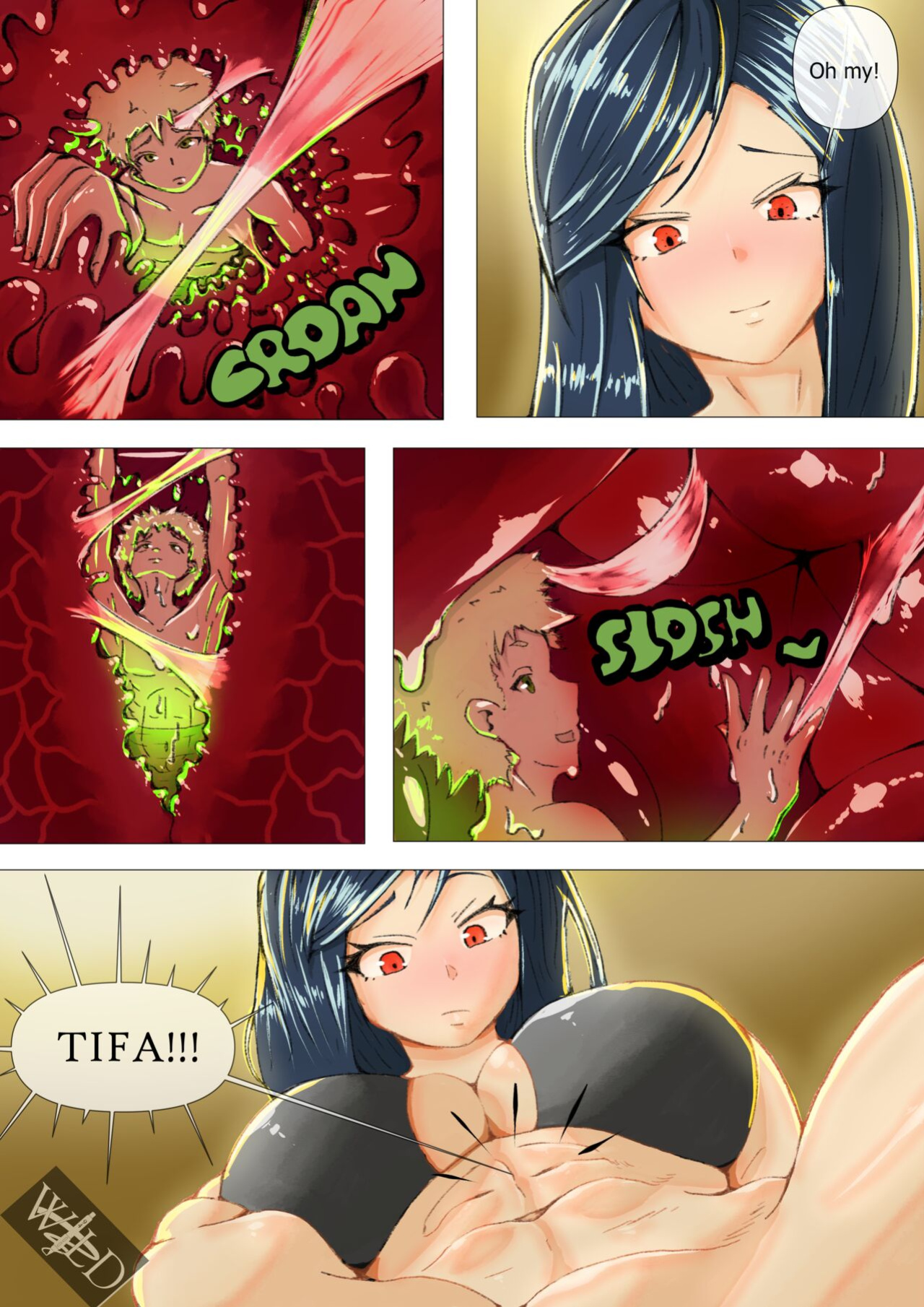 [Lucariow] Kyle's tumble into Tifa