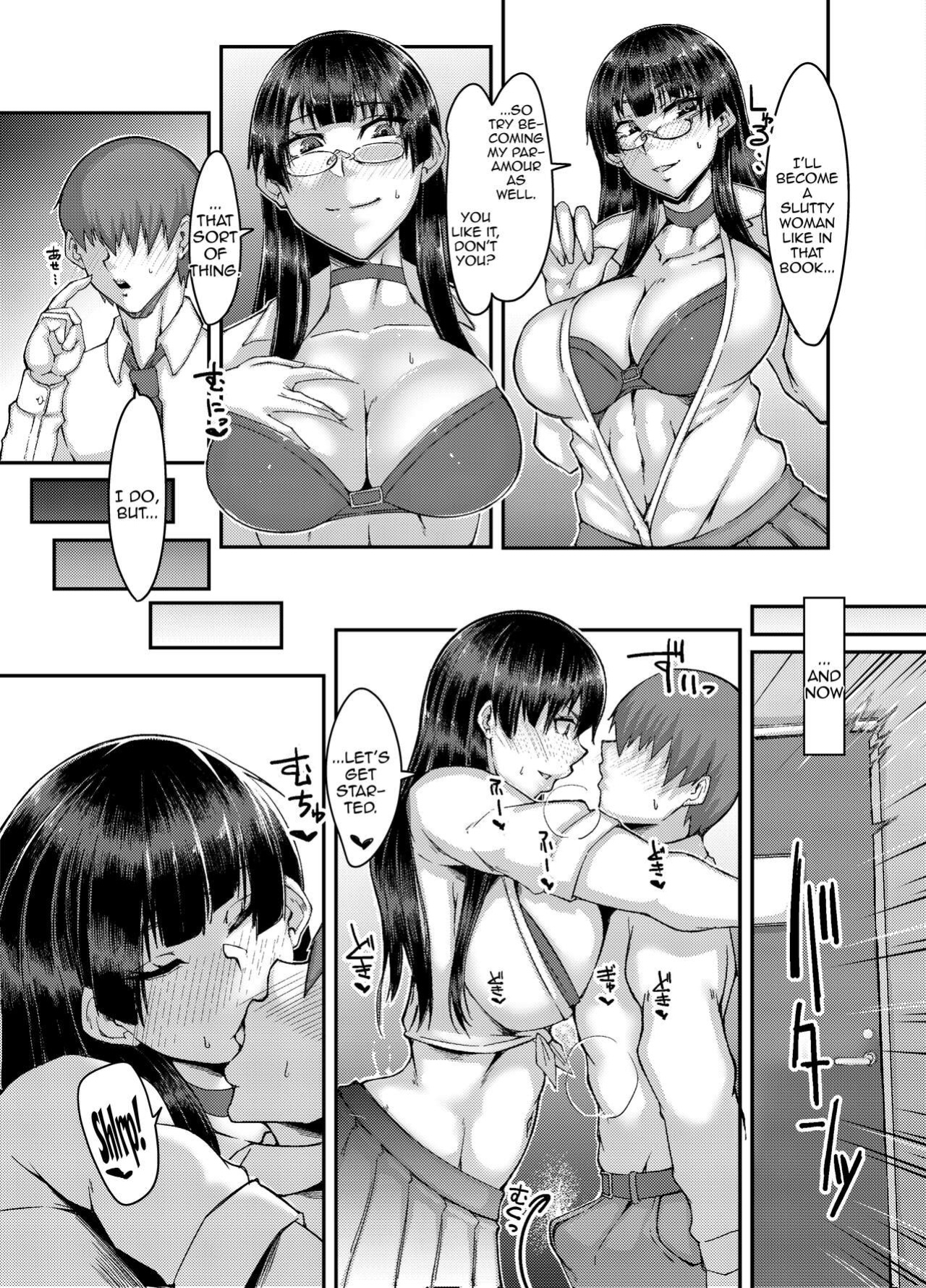[Utsutenkai (Shirizou)] Katabutsu Iinchou to NTR Play ni Challenge Suru Hon / Book About A Tightly Wound School Council President Challenging Herself To Do Some NTR Play