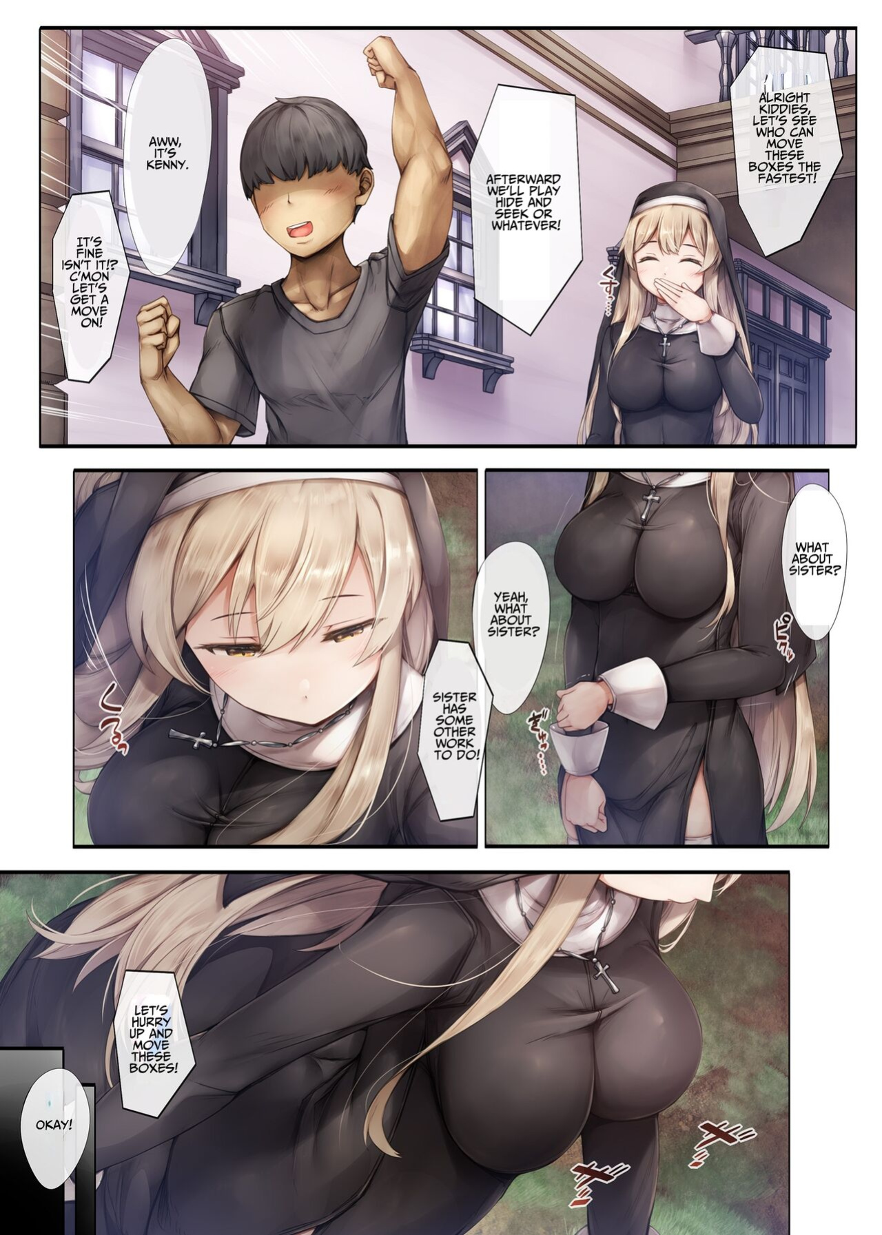 [Shirokurousa (Sugiyuu)] Machihazure no Seijo-sama Daisuki na Onee-chan wa Boku no Shiranai Otoko no Mono [Benri]