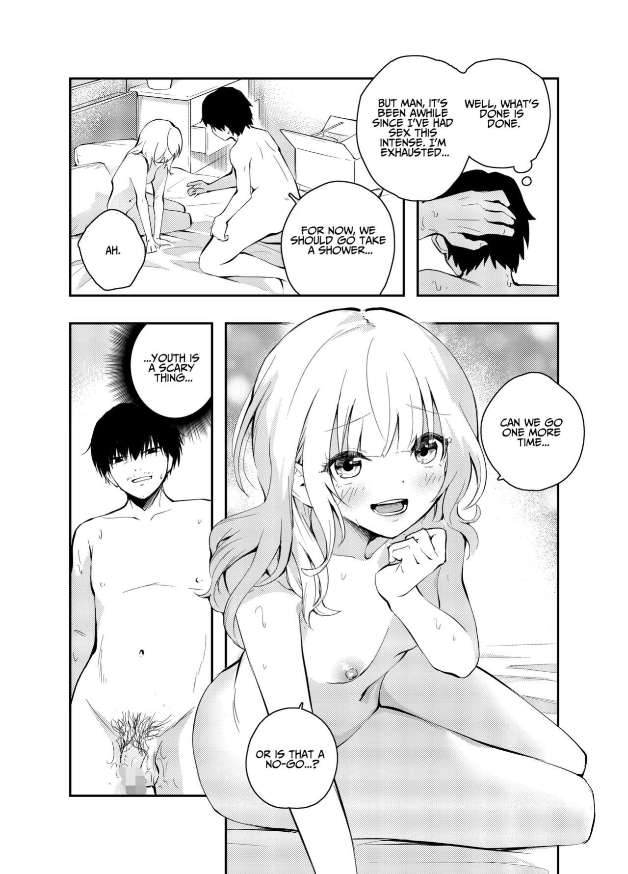 [Hatsuyasumi] Mukashi no Sugata ni Modotta Tsuma to no Sex wa Uwaki desu ka? | Is Having Sex With My Rejuvenated Wife Considered Cheating? [Benri]