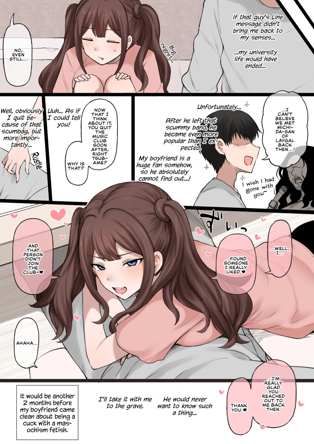 [Doushia (Terasu MC)] Boku no Netorase Seiheki ni Tsukiatte kureru Kanojo | A Girlfriend Who Plays Along with My Cuckold Fetish + Prequel + CG [Defan752 & Tekkamaki]