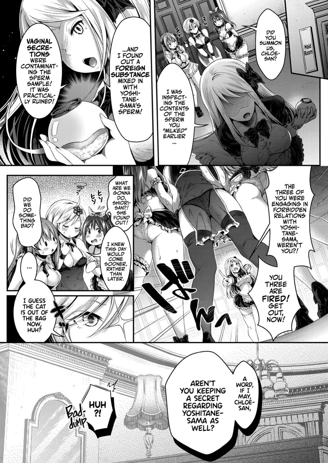 [Hachigo] Harem Maid no Damedame Ecchi | Kinky Sex with My Maid Harem Chapters 01-05 [Team Rabu2]