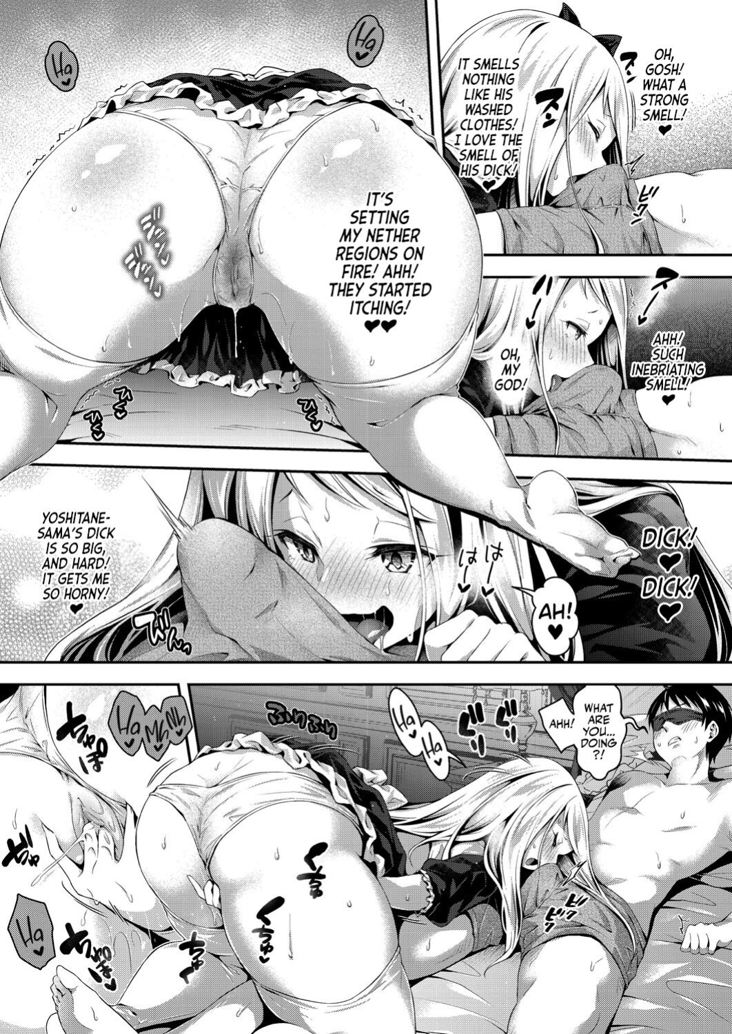 [Hachigo] Harem Maid no Damedame Ecchi | Kinky Sex with My Maid Harem Chapters 01-05 [Team Rabu2]
