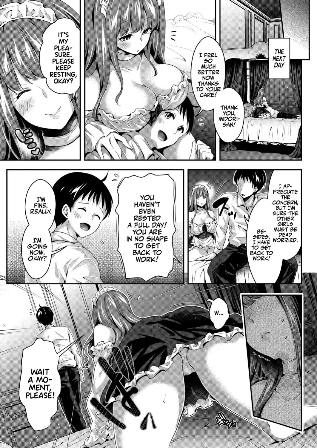 [Hachigo] Harem Maid no Damedame Ecchi | Kinky Sex with My Maid Harem Chapters 01-05 [Team Rabu2]