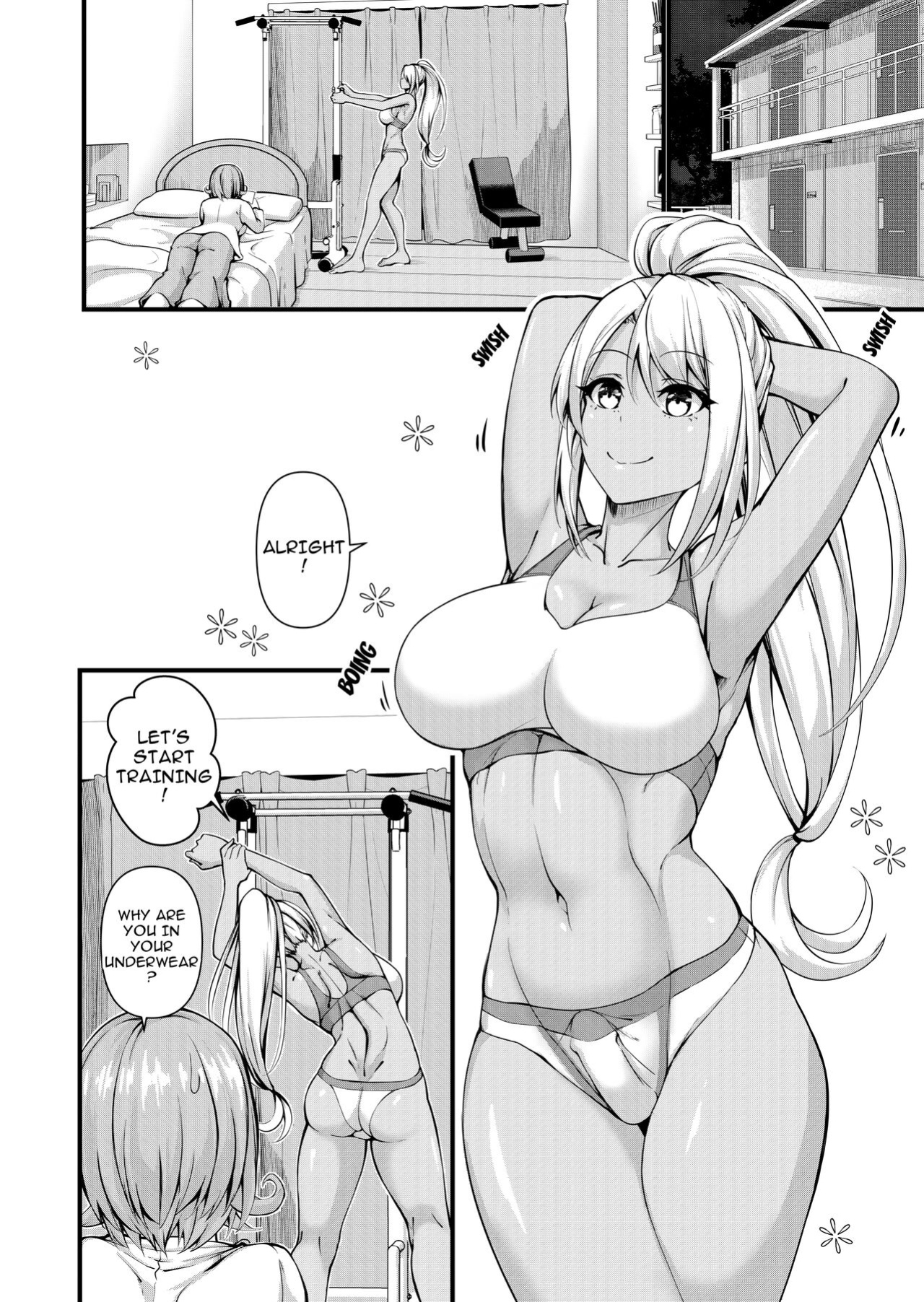 [Ginger.L]Futanari Gym Shokuin-chan x Majime Koukou Kyoushi-chan 2