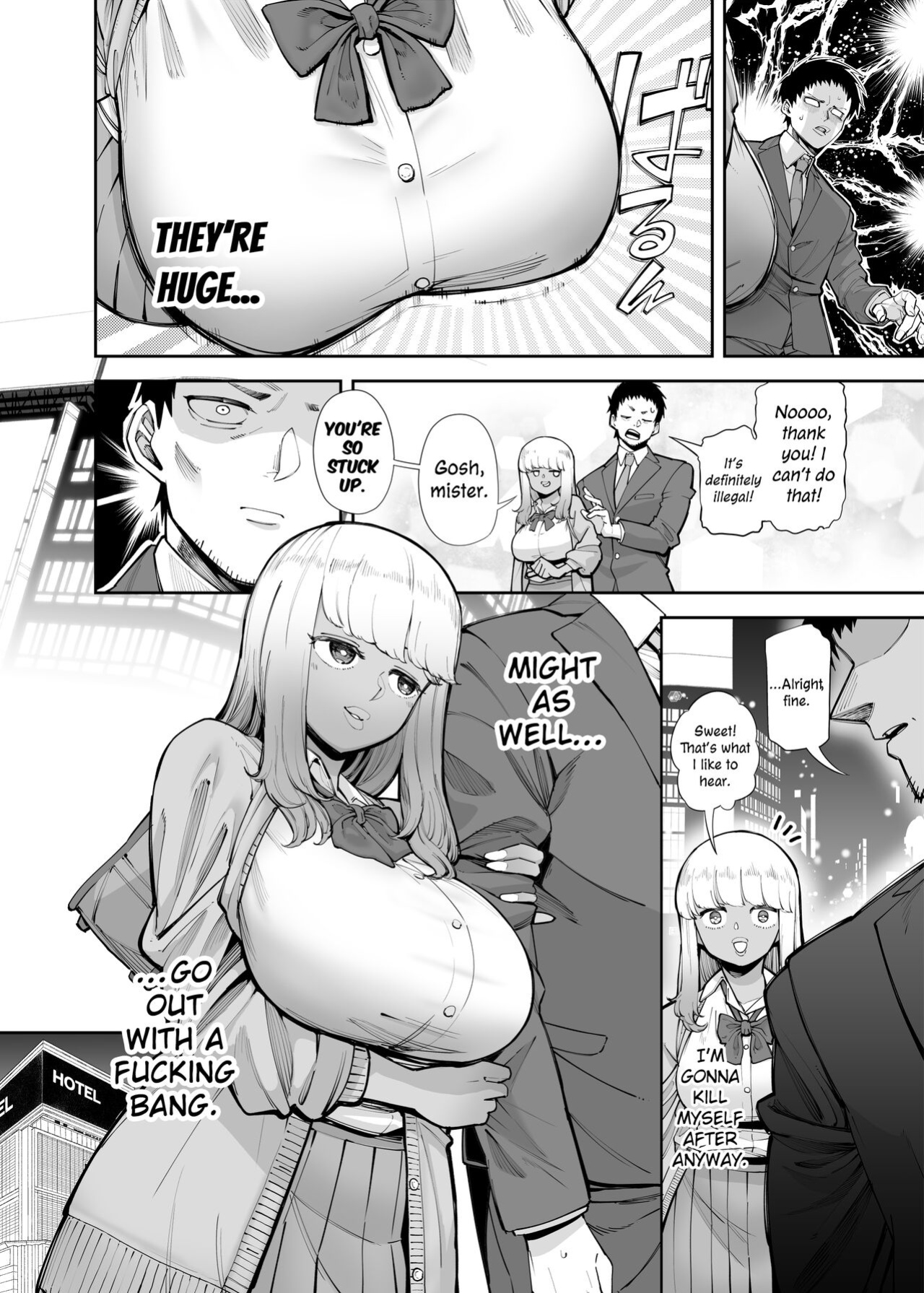 [Takashima] Oji-san o Yoshi Yoshi Shite Kureru Kuro Gal | A Black Gal Who Takes Care of an Older Man [ConTL]