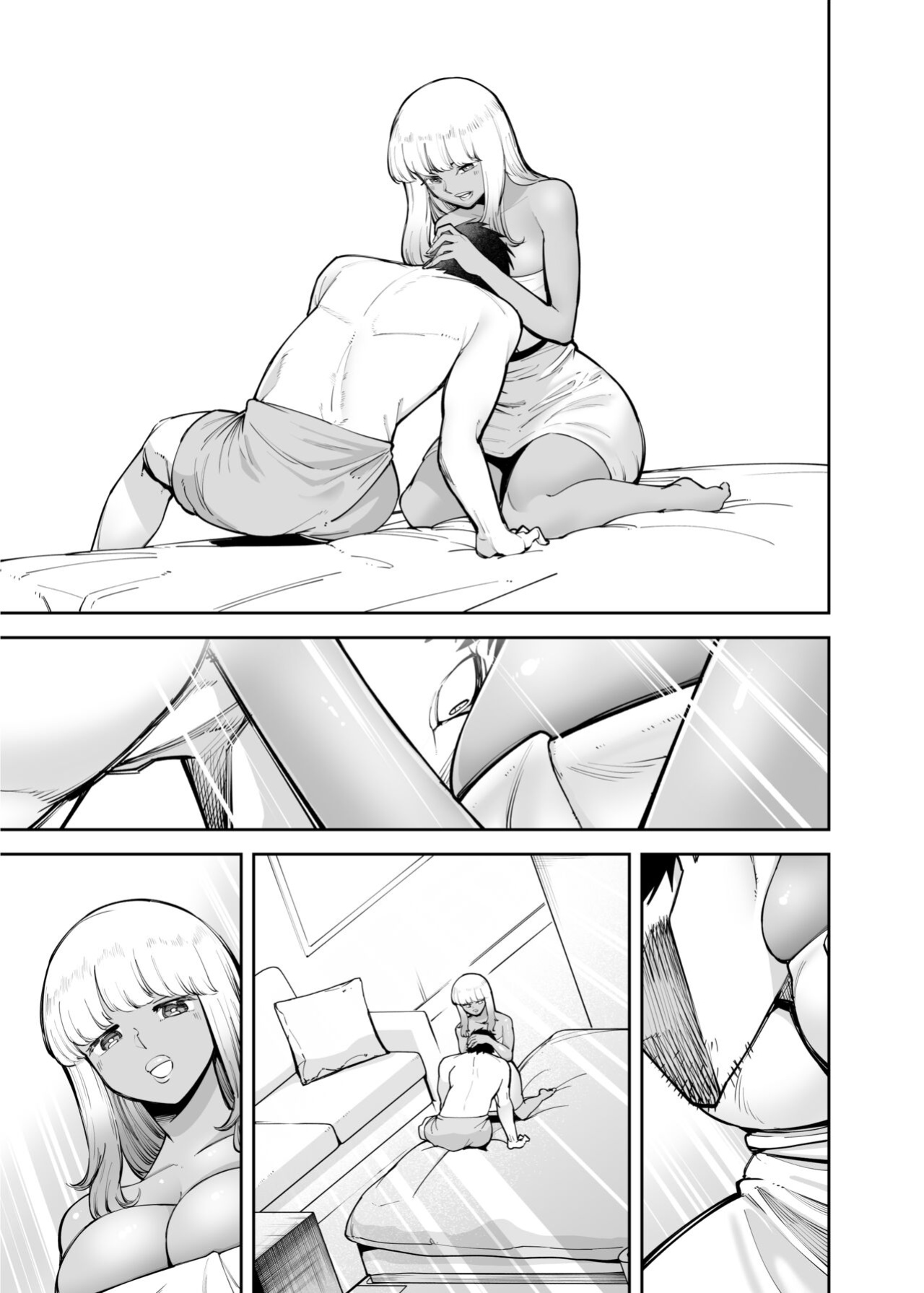 [Takashima] Oji-san o Yoshi Yoshi Shite Kureru Kuro Gal | A Black Gal Who Takes Care of an Older Man [ConTL]