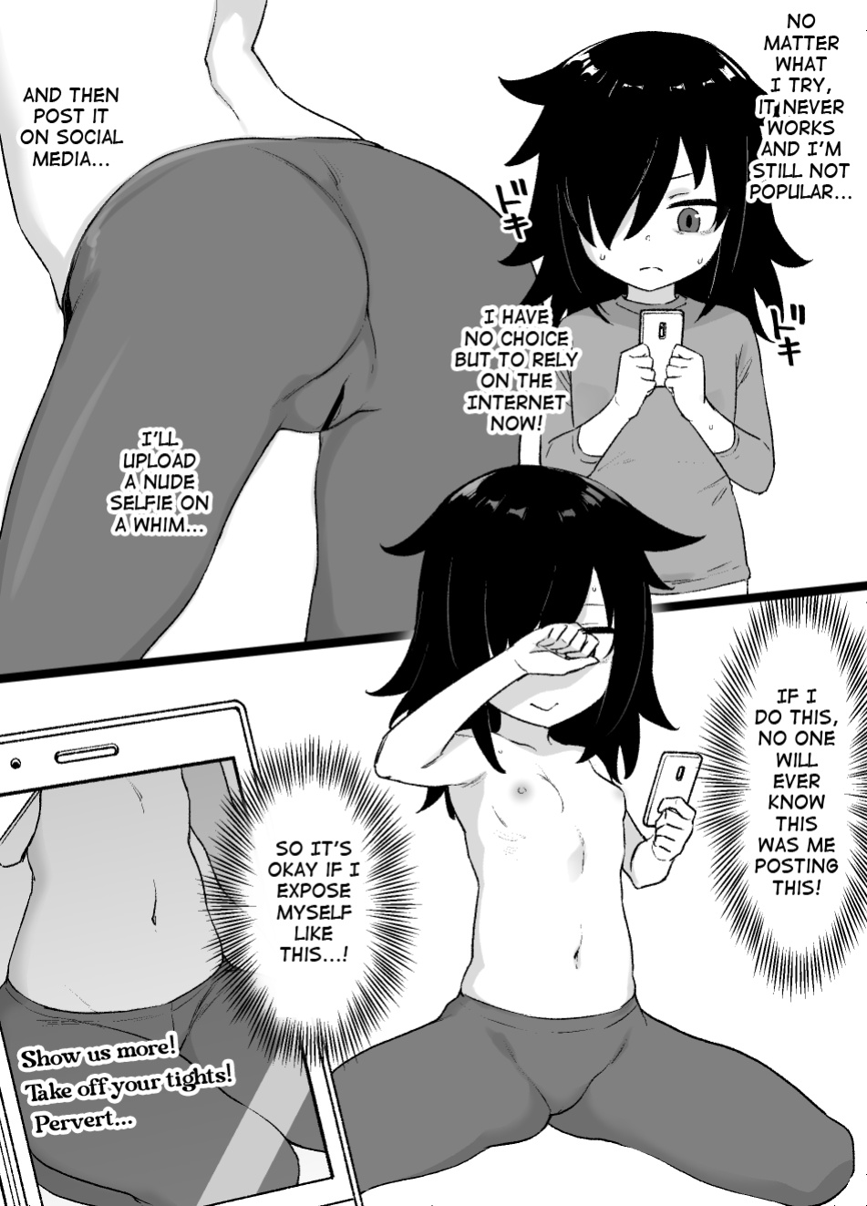[Kusayarou] Watamote Tomoko Kuroki Bitchification Manga