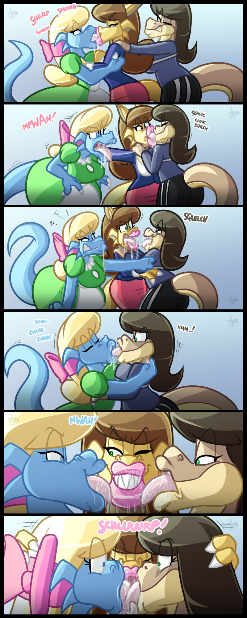 [JAMEArts] Tongue Sucking Ladies