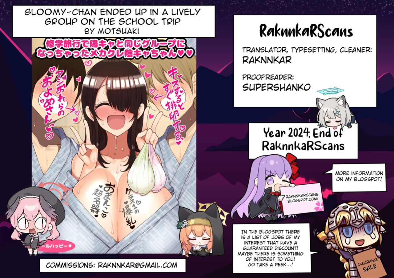 [Hamusuta-nonikomi (Motsuaki)] Shuugaku Ryokou de YouCha to Onaji Group ni Nacchatta Mekakure InCha-chan | Gloomy-chan Ended Up in a Lively Group on the School Trip [Raknnkarscans]