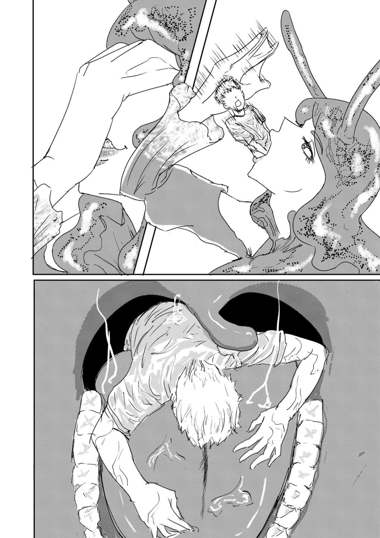 [Shoulder Enjoyer] Mikane and the Sea Woman Vore Doujin