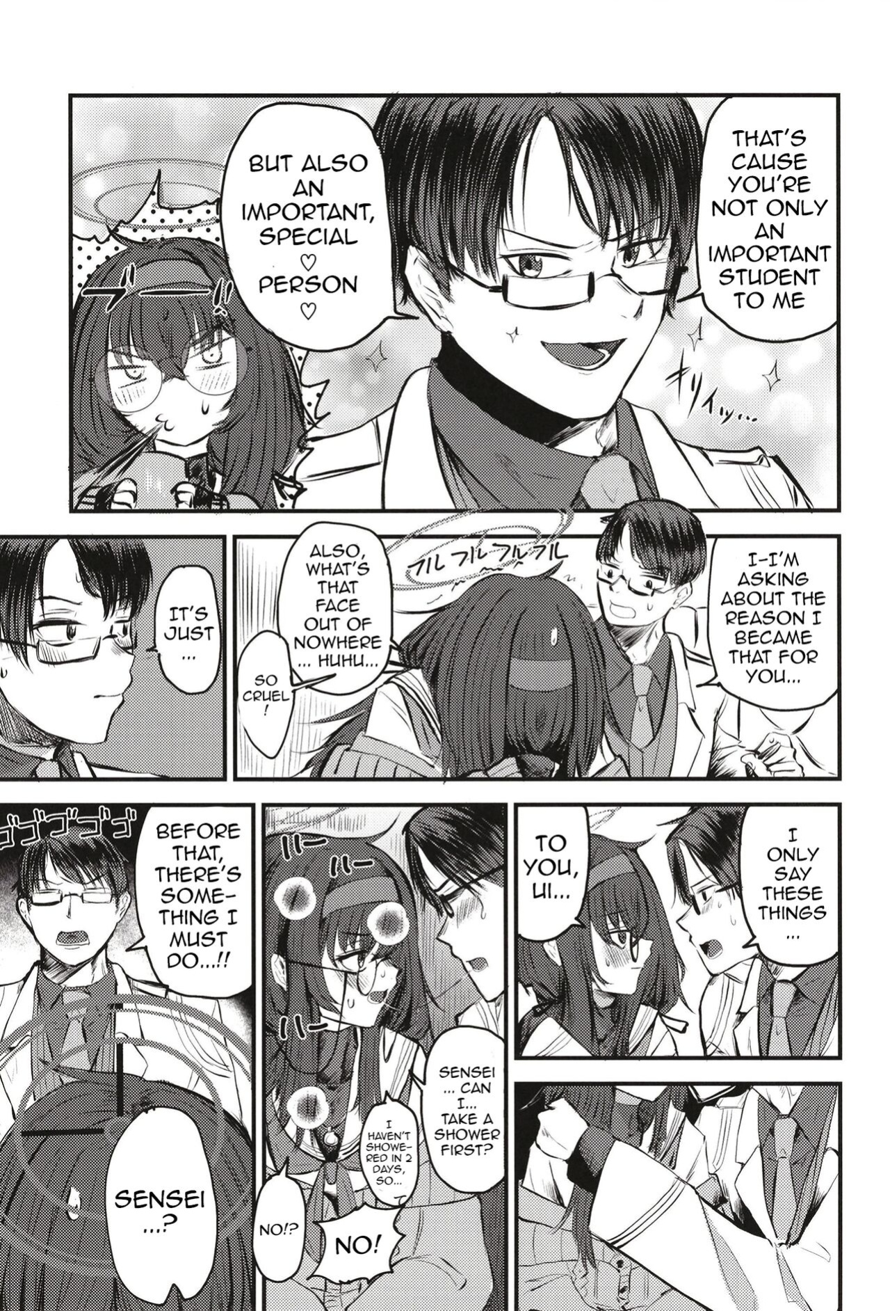 [Shouyu Gohan (Wakyo)] Senseinara koshokan demo īdesu yo / If It's With Sensei, I Don't Mind Doing It Right Here (In The Antiquarian Bookstore) (Blue Archive)