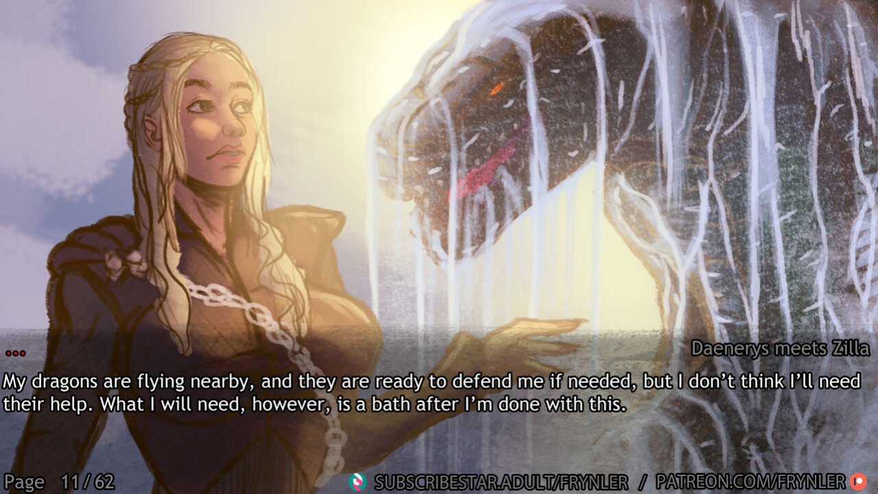 [Frynler] Daenerys meets Zilla (Game of Thrones)