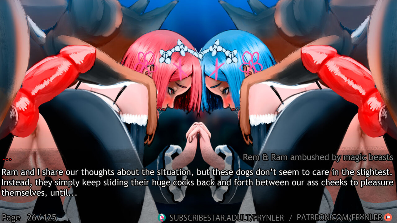 [Frynler] Rem and Ram ambushed by magic beasts (Re-Zero)