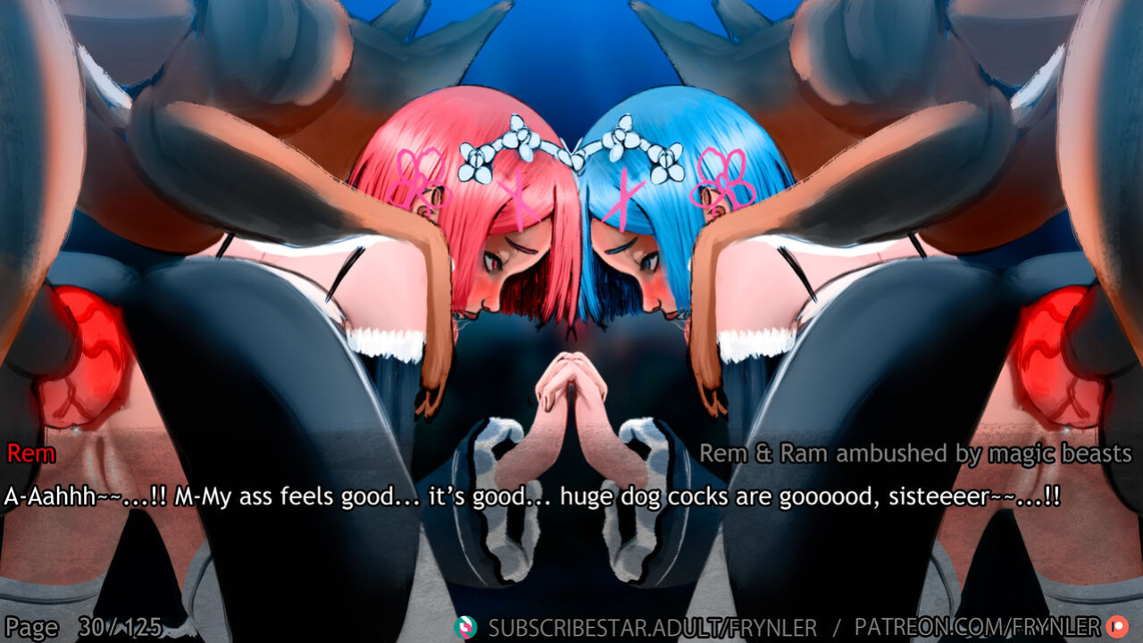 [Frynler] Rem and Ram ambushed by magic beasts (Re-Zero)