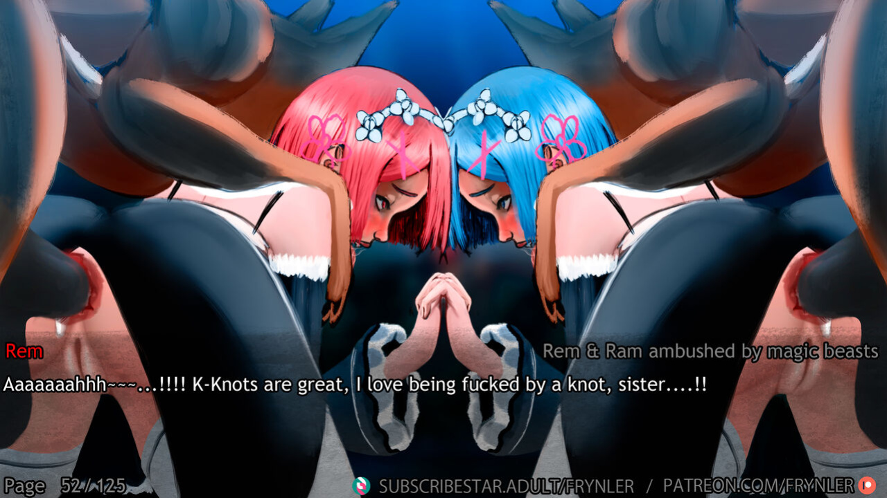 [Frynler] Rem and Ram ambushed by magic beasts (Re-Zero)