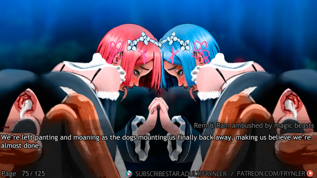 [Frynler] Rem and Ram ambushed by magic beasts (Re-Zero)