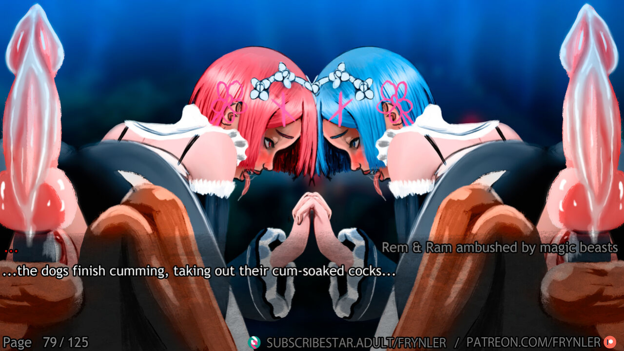 [Frynler] Rem and Ram ambushed by magic beasts (Re-Zero)