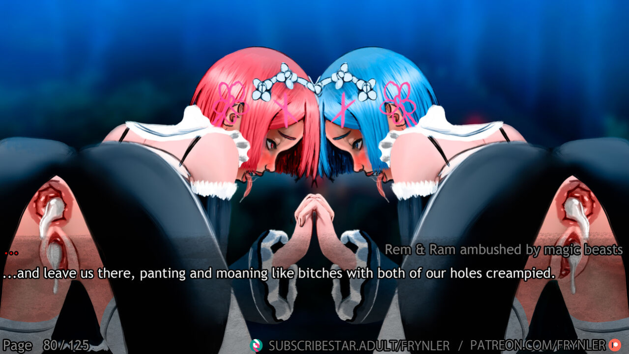 [Frynler] Rem and Ram ambushed by magic beasts (Re-Zero)