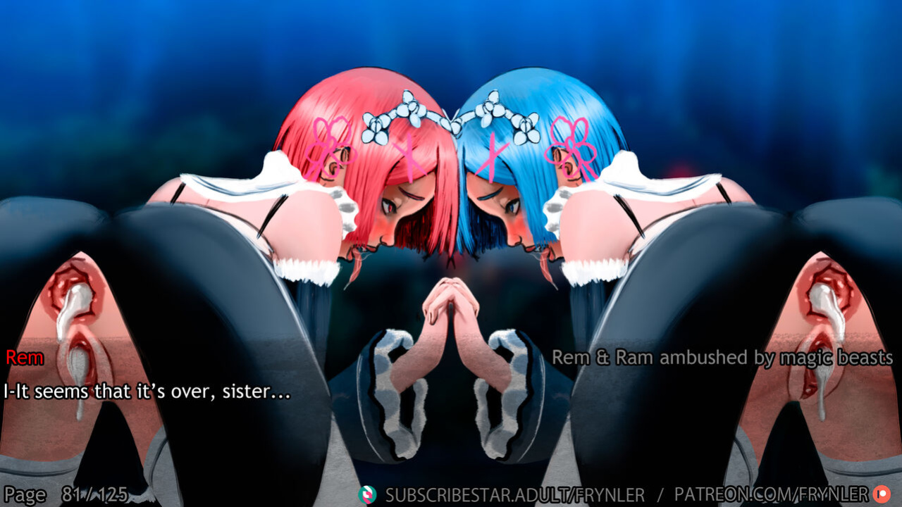 [Frynler] Rem and Ram ambushed by magic beasts (Re-Zero)