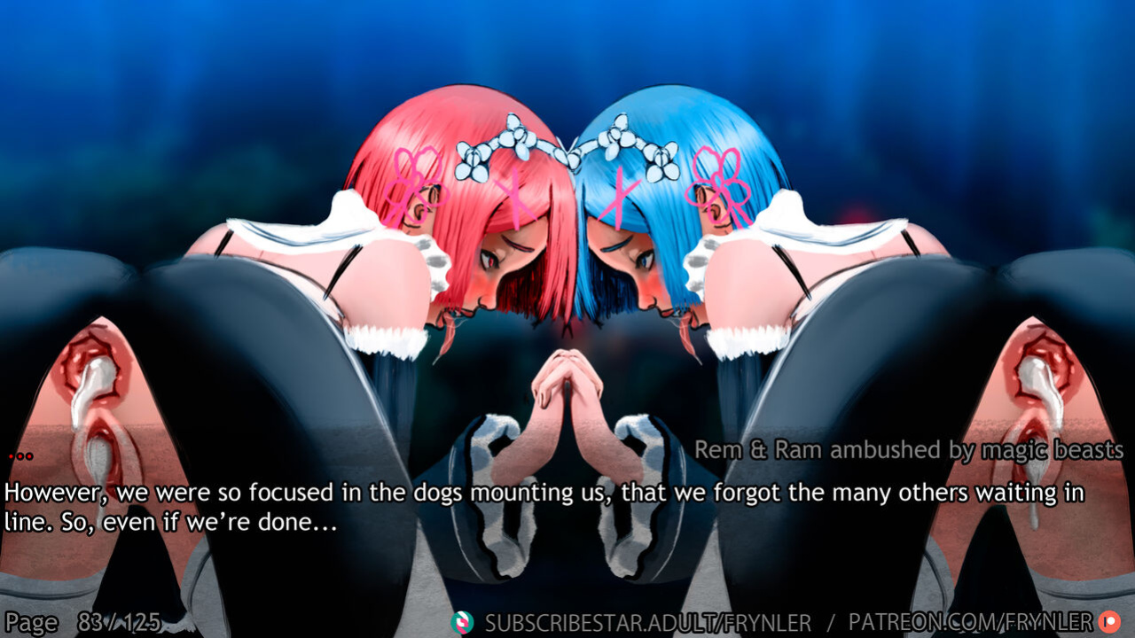 [Frynler] Rem and Ram ambushed by magic beasts (Re-Zero)