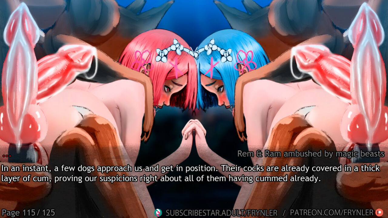 [Frynler] Rem and Ram ambushed by magic beasts (Re-Zero)