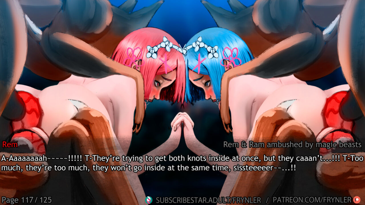 [Frynler] Rem and Ram ambushed by magic beasts (Re-Zero)
