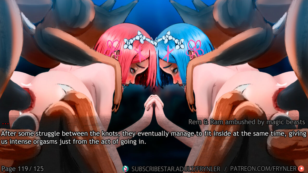 [Frynler] Rem and Ram ambushed by magic beasts (Re-Zero)