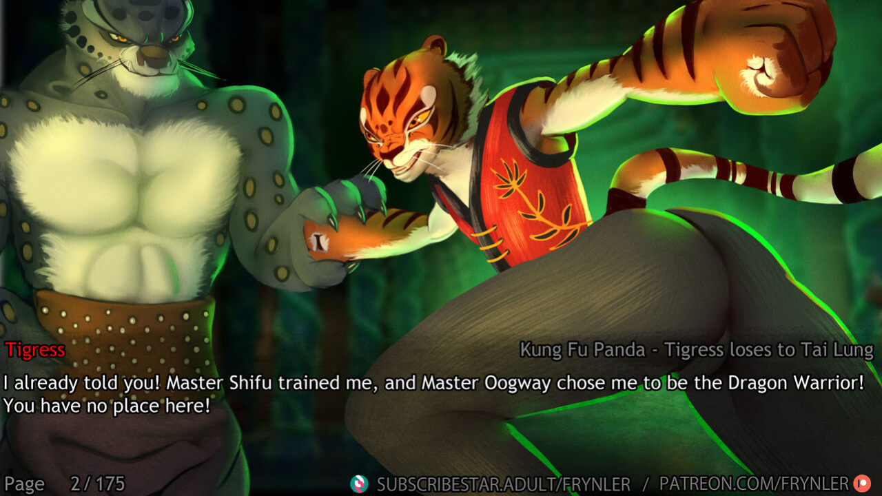 [Frynler] Tigress loses to Tai Lung (Kung Fu Panda)