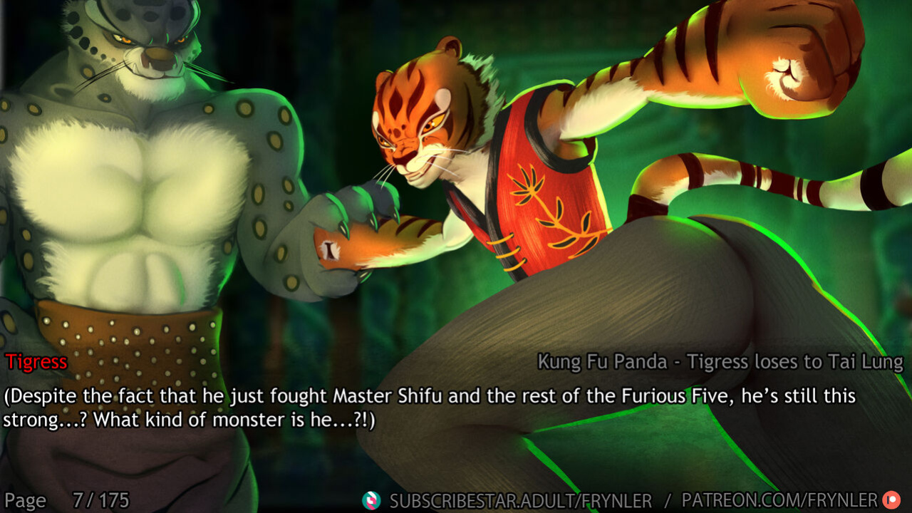 [Frynler] Tigress loses to Tai Lung (Kung Fu Panda)