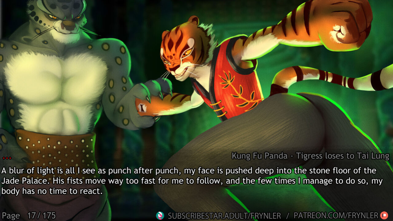 [Frynler] Tigress loses to Tai Lung (Kung Fu Panda)