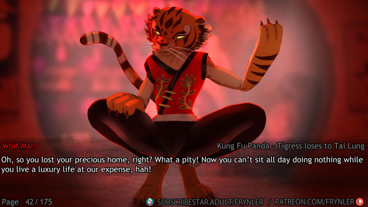 [Frynler] Tigress loses to Tai Lung (Kung Fu Panda)