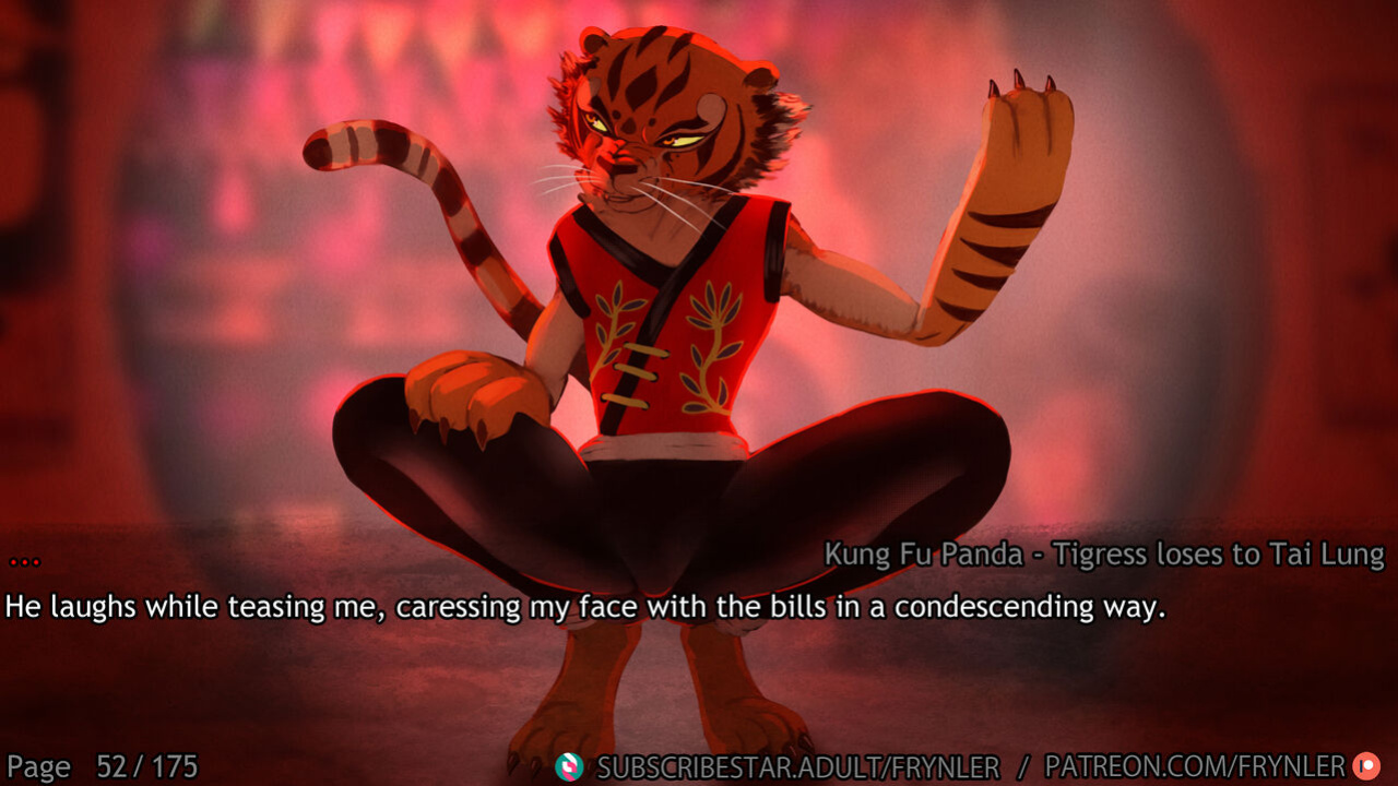 [Frynler] Tigress loses to Tai Lung (Kung Fu Panda)