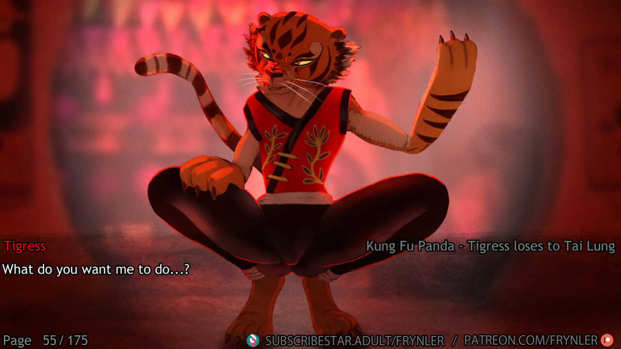 [Frynler] Tigress loses to Tai Lung (Kung Fu Panda)