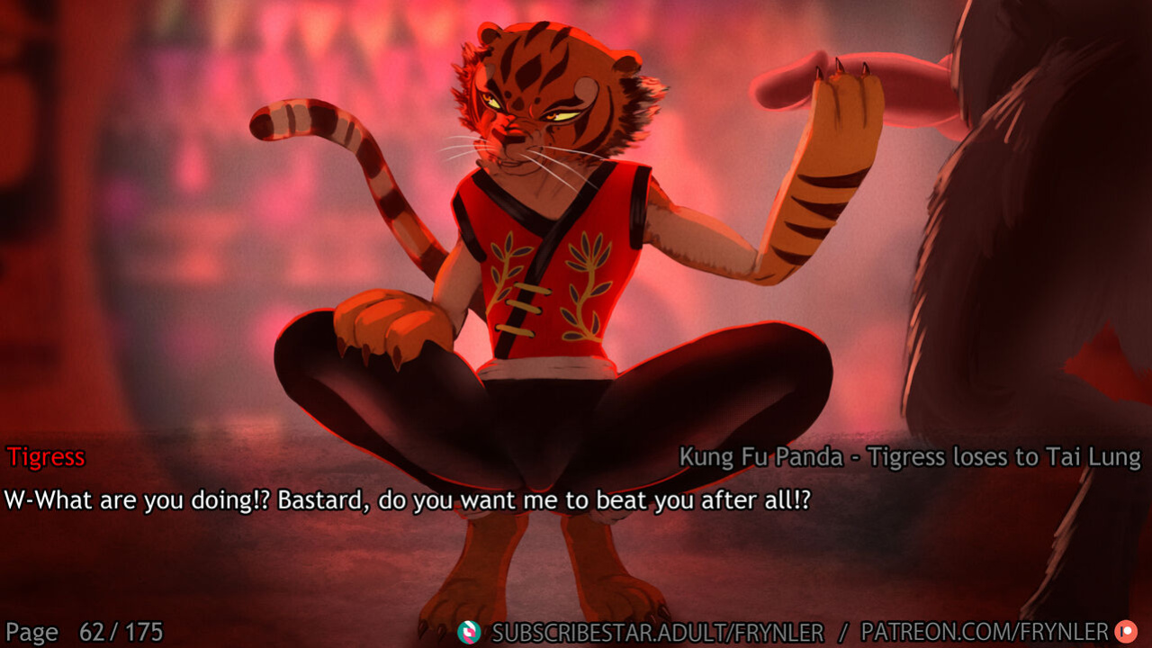 [Frynler] Tigress loses to Tai Lung (Kung Fu Panda)