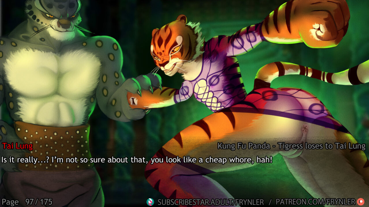 [Frynler] Tigress loses to Tai Lung (Kung Fu Panda)
