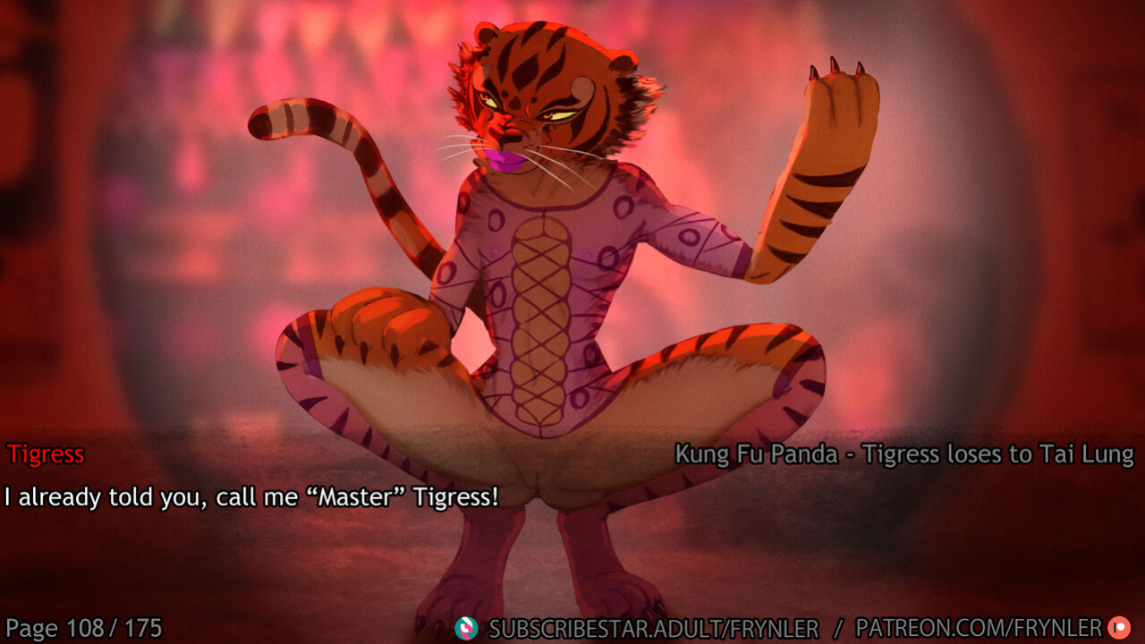 [Frynler] Tigress loses to Tai Lung (Kung Fu Panda)